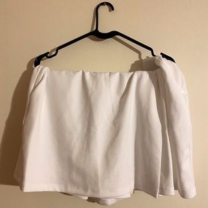 White Plus Skort